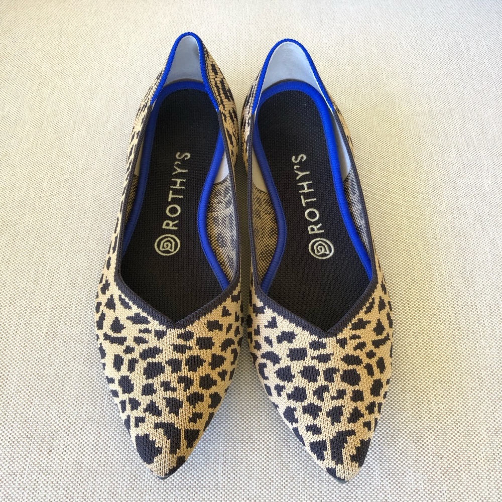 Rothy’s The Point II Leopard Flat - Size 9